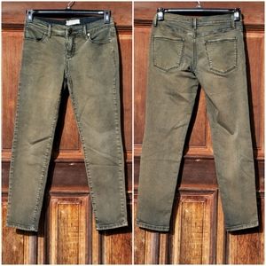 🌟Host Pick🌟 Free People Olive/Grey Wash Jean  27